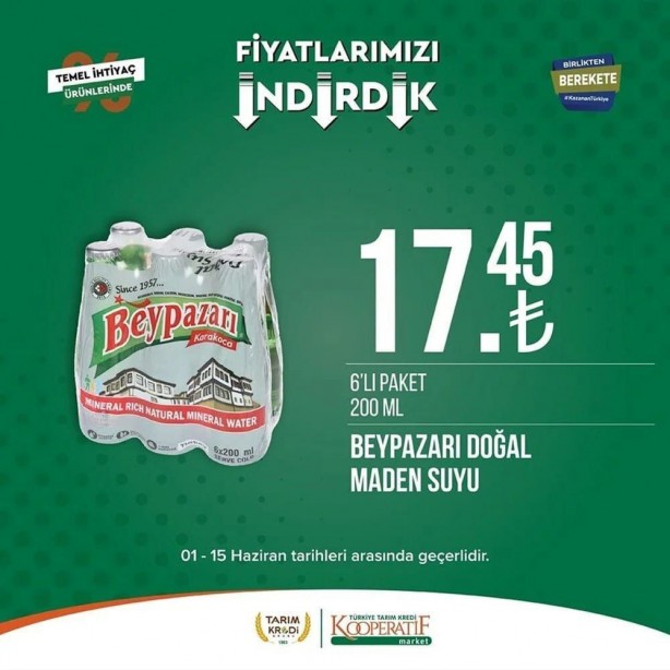 Foto - Tarım Kredi Marketleri'nde dev indirim! 15 Haziran'a kadar koşan alacak: Tuvalet kağıdı, yağ, yumurta...