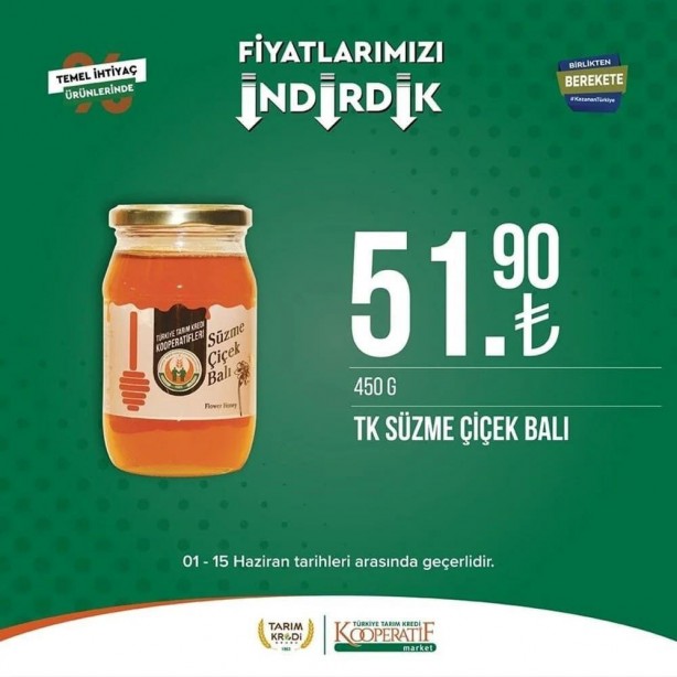 Foto - Tarım Kredi Marketleri'nde dev indirim! 15 Haziran'a kadar koşan alacak: Tuvalet kağıdı, yağ, yumurta...