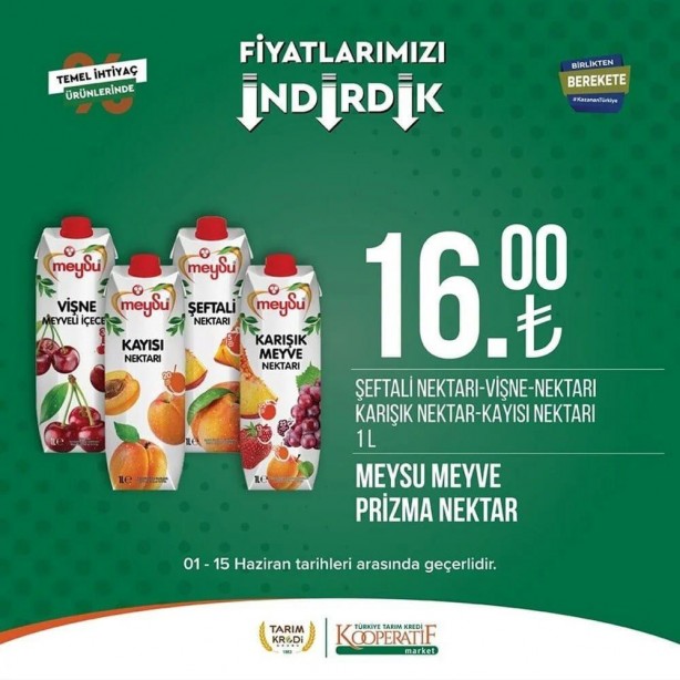 Foto - Tarım Kredi Marketleri'nde dev indirim! 15 Haziran'a kadar koşan alacak: Tuvalet kağıdı, yağ, yumurta...
