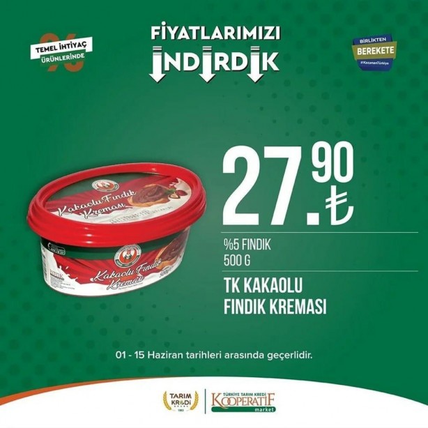 Foto - Tarım Kredi Marketleri'nde dev indirim! 15 Haziran'a kadar koşan alacak: Tuvalet kağıdı, yağ, yumurta...