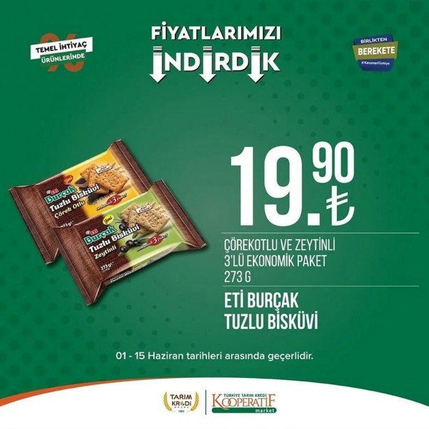 Foto - Tarım Kredi Marketleri'nde dev indirim! 15 Haziran'a kadar koşan alacak: Tuvalet kağıdı, yağ, yumurta...