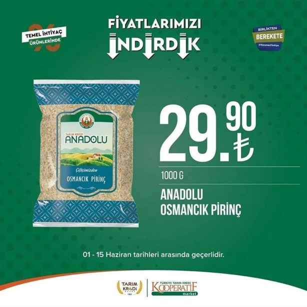 Foto - Tarım Kredi Marketleri'nde dev indirim! 15 Haziran'a kadar koşan alacak: Tuvalet kağıdı, yağ, yumurta...
