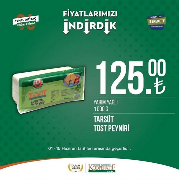 Foto - Tarım Kredi Marketleri'nde dev indirim! 15 Haziran'a kadar koşan alacak: Tuvalet kağıdı, yağ, yumurta...