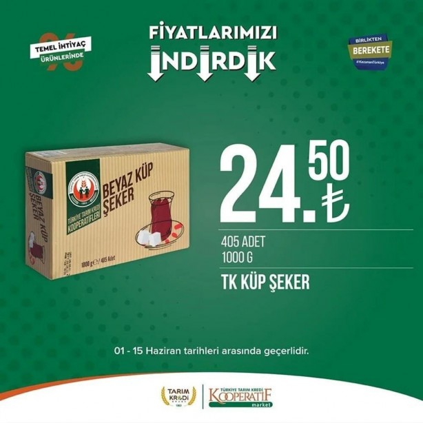Foto - Tarım Kredi Marketleri'nde dev indirim! 15 Haziran'a kadar koşan alacak: Tuvalet kağıdı, yağ, yumurta...