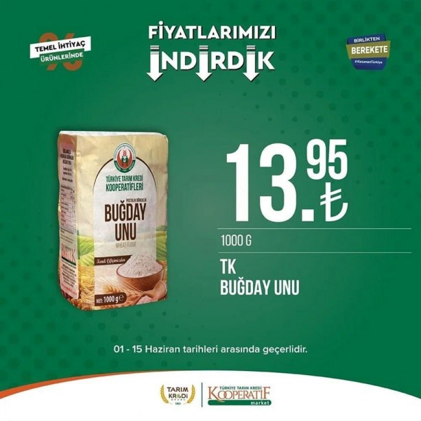 Foto - Tarım Kredi Marketleri'nde dev indirim! 15 Haziran'a kadar koşan alacak: Tuvalet kağıdı, yağ, yumurta...