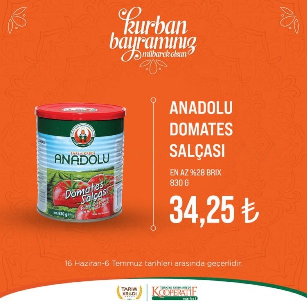 Foto - Tarım Kredi Marketlerinde dev indirim başladı! Fiyatları duyan koşuyor
