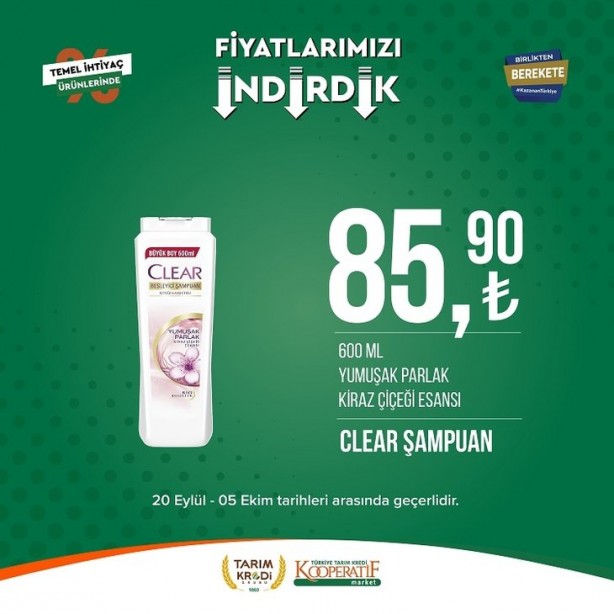 Foto - Tarım Kredi Marketlerinde fiyatlar çakıldı! Tuvalet kağıdı, peynir, yağ ve sayısız üründe büyük indirim