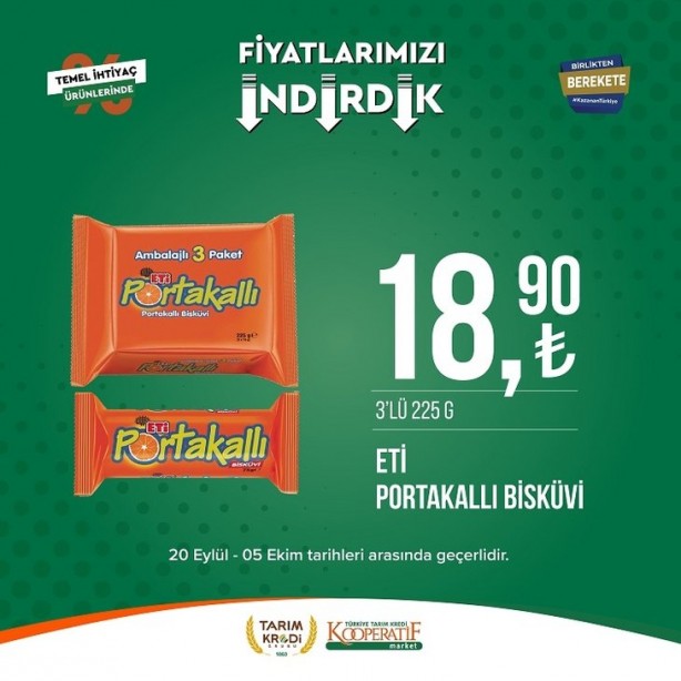 Foto - Tarım Kredi Marketlerinde fiyatlar çakıldı! Tuvalet kağıdı, peynir, yağ ve sayısız üründe büyük indirim