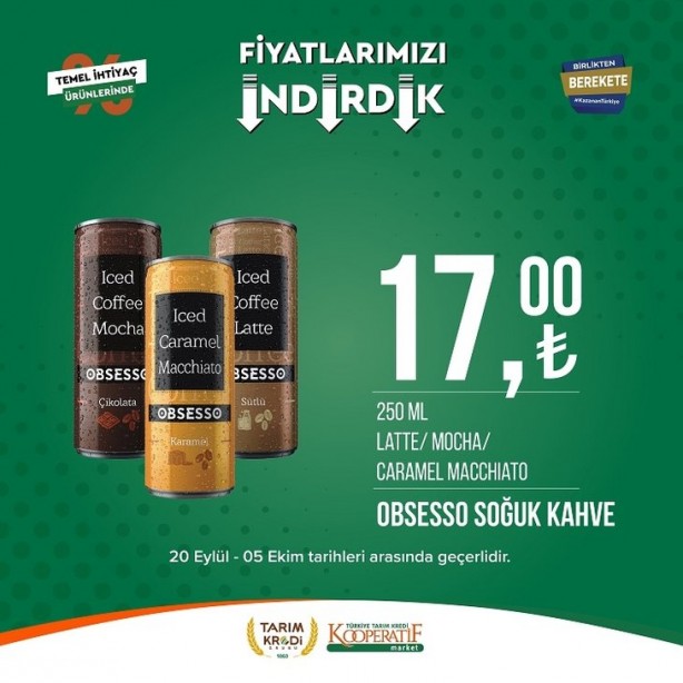 Foto - Tarım Kredi Marketlerinde fiyatlar çakıldı! Tuvalet kağıdı, peynir, yağ ve sayısız üründe büyük indirim