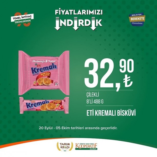 Foto - Tarım Kredi Marketlerinde fiyatlar çakıldı! Tuvalet kağıdı, peynir, yağ ve sayısız üründe büyük indirim