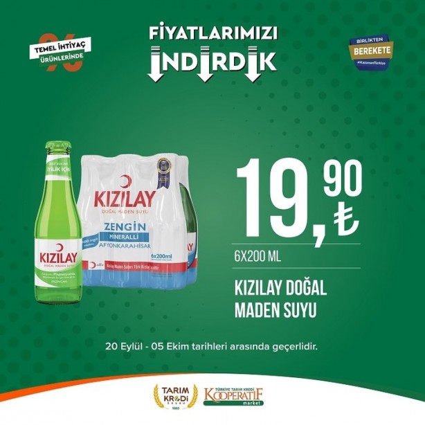 Foto - Tarım Kredi Marketlerinde fiyatlar çakıldı! Tuvalet kağıdı, peynir, yağ ve sayısız üründe büyük indirim