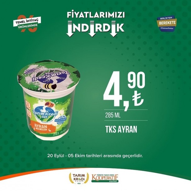Foto - Tarım Kredi Marketlerinde fiyatlar çakıldı! Tuvalet kağıdı, peynir, yağ ve sayısız üründe büyük indirim