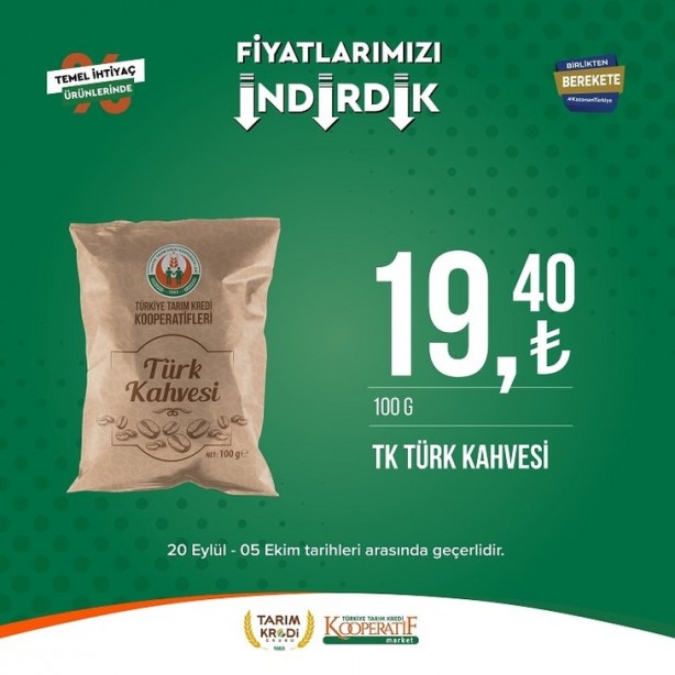 Foto - Tarım Kredi Marketlerinde fiyatlar çakıldı! Tuvalet kağıdı, peynir, yağ ve sayısız üründe büyük indirim