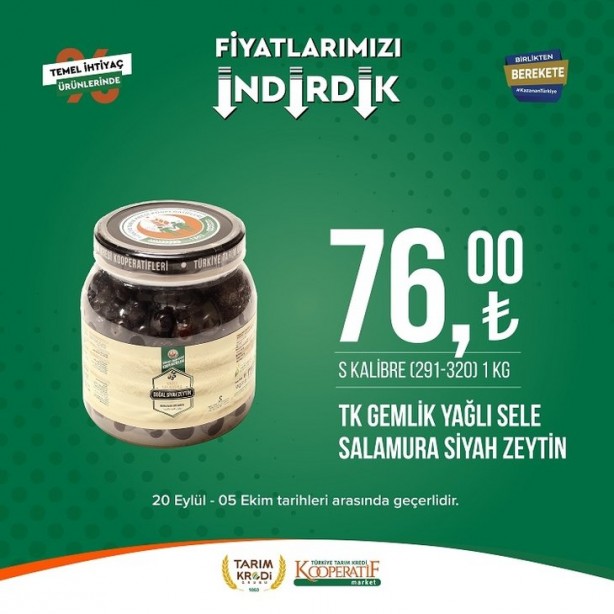 Foto - Tarım Kredi Marketlerinde fiyatlar çakıldı! Tuvalet kağıdı, peynir, yağ ve sayısız üründe büyük indirim