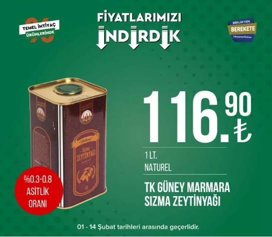 Foto - Tarım Kredi Marketleri'nde indirim! Koşan alıyor, son 3 gün...