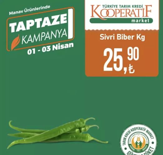 Foto - Tarım Kredi Marketlerinde Nisan ayına özel yeni indirimler!