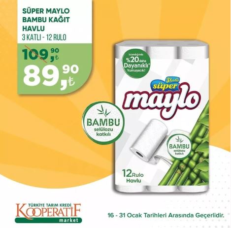 Foto - Tarım Kredi Marketleri'nde yeni indirim! 31 Ocak’a kadar sürecek: Siyah çay, beyaz peynir, tuvalet kağıdı...