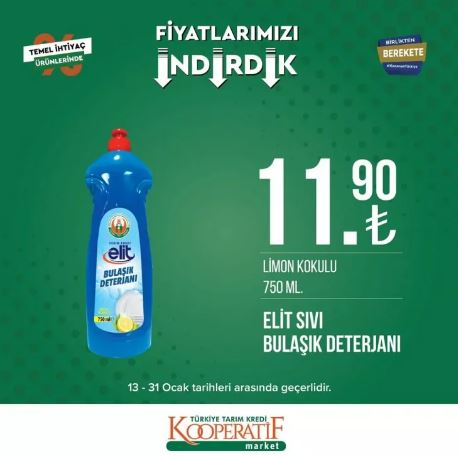 Foto - Tarım Kredi Marketleri'nde yeni indirim! 31 Ocak’a kadar sürecek: Siyah çay, beyaz peynir, tuvalet kağıdı...