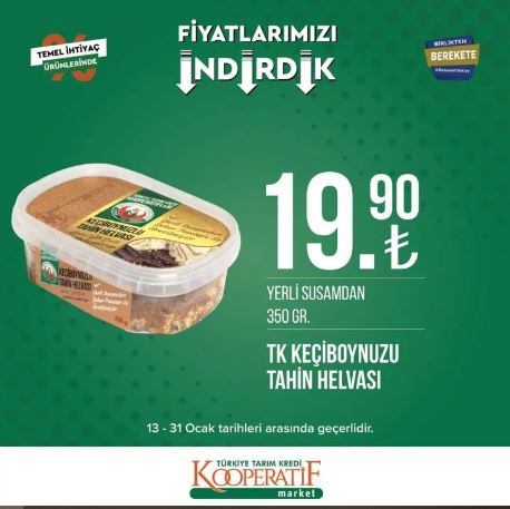 Foto - Tarım Kredi Marketleri'nde yeni indirim! 31 Ocak’a kadar sürecek: Siyah çay, beyaz peynir, tuvalet kağıdı...
