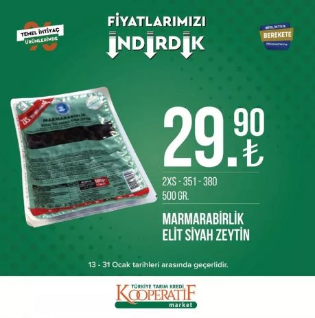 Foto - Tarım Kredi Marketleri'nde yeni indirim! 31 Ocak’a kadar sürecek: Siyah çay, beyaz peynir, tuvalet kağıdı...