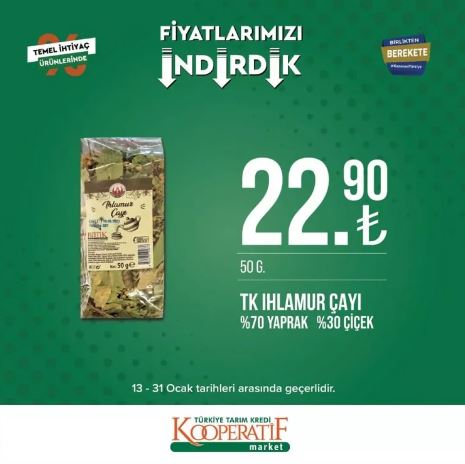 Foto - Tarım Kredi Marketleri'nde yeni indirim! 31 Ocak’a kadar sürecek: Siyah çay, beyaz peynir, tuvalet kağıdı...