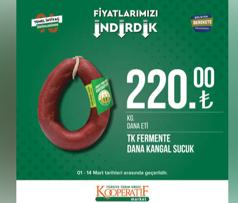 Foto - Tarım Kredi Marketleri'nde yeni indirim açıklandı! Ayçiçek yağı, çay ve peynirin fiyatı olay oldu