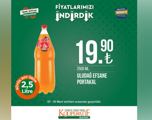 Foto - Tarım Kredi Marketleri'nde yeni indirim açıklandı! Ayçiçek yağı, çay ve peynirin fiyatı olay oldu