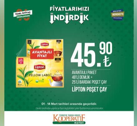 Foto - Tarım Kredi Marketleri'nde yeni indirim açıklandı! Ayçiçek yağı, çay ve peynirin fiyatı olay oldu