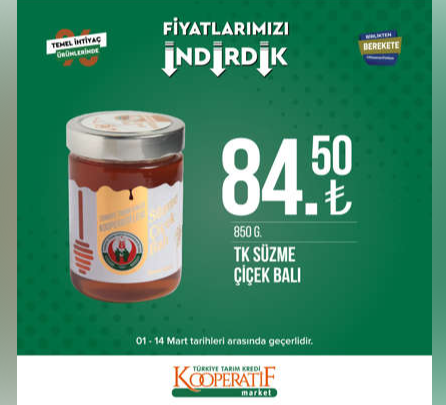 Foto - Tarım Kredi Marketleri'nde yeni indirim açıklandı! Ayçiçek yağı, çay ve peynirin fiyatı olay oldu