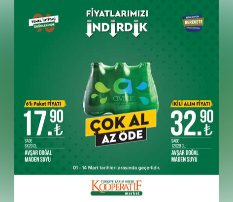 Foto - Tarım Kredi Marketleri'nde yeni indirim açıklandı! Ayçiçek yağı, çay ve peynirin fiyatı olay oldu