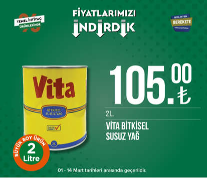 Foto - Tarım Kredi Marketleri'nde yeni indirim açıklandı! Ayçiçek yağı, çay ve peynirin fiyatı olay oldu