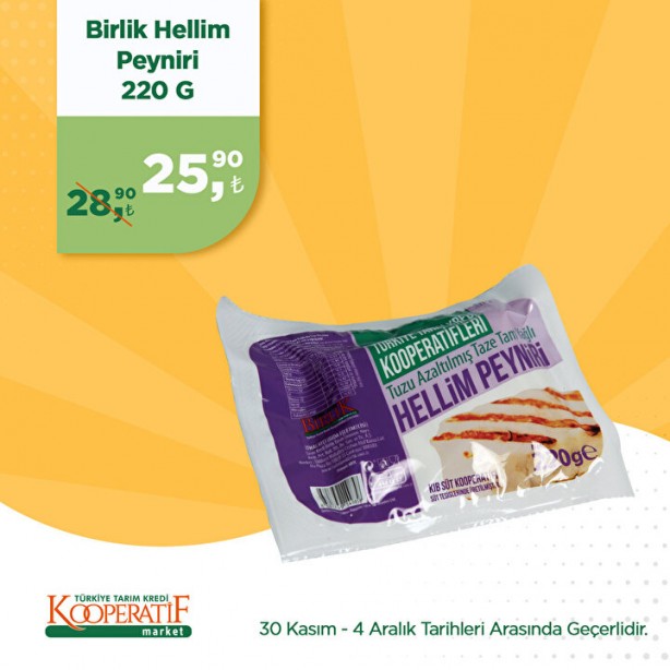 Foto - Tarım Kredi Marketlerinde yeni indirim başladı