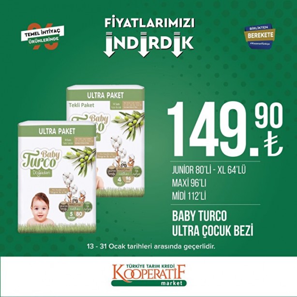 Foto - Tarım Kredi Marketleri'nde son indirim duyuruldu! Ay sonunda bitecek: Yağ, tuvalet kağıdı, un...