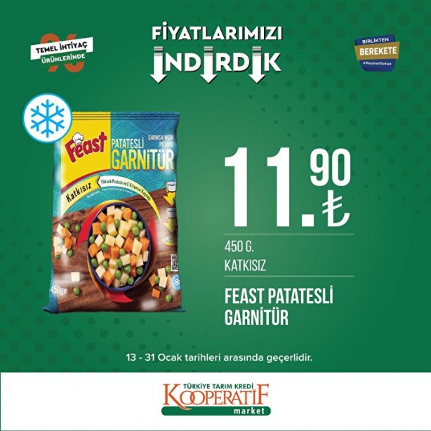 Foto - Tarım Kredi Marketleri'nde son indirim duyuruldu! Ay sonunda bitecek: Yağ, tuvalet kağıdı, un...