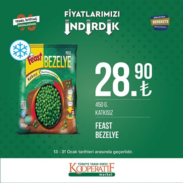 Foto - Tarım Kredi Marketleri'nde son indirim duyuruldu! Ay sonunda bitecek: Yağ, tuvalet kağıdı, un...