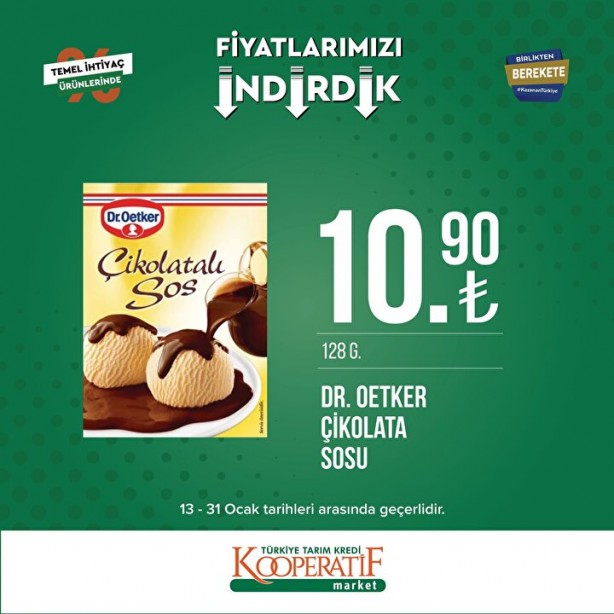 Foto - Tarım Kredi Marketleri'nde son indirim duyuruldu! Ay sonunda bitecek: Yağ, tuvalet kağıdı, un...