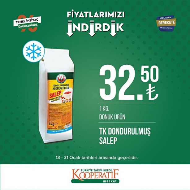 Foto - Tarım Kredi Marketleri'nde son indirim duyuruldu! Ay sonunda bitecek: Yağ, tuvalet kağıdı, un...