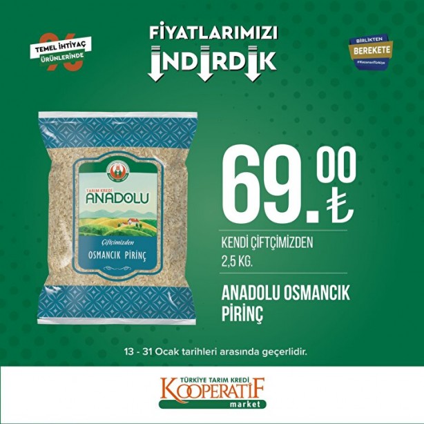Foto - Tarım Kredi Marketleri'nde son indirim duyuruldu! Ay sonunda bitecek: Yağ, tuvalet kağıdı, un...