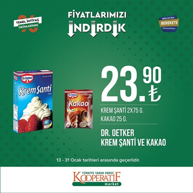 Foto - Tarım Kredi Marketleri'nde son indirim duyuruldu! Ay sonunda bitecek: Yağ, tuvalet kağıdı, un...