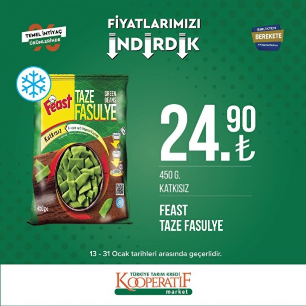 Foto - Tarım Kredi Marketleri'nde son indirim duyuruldu! Ay sonunda bitecek: Yağ, tuvalet kağıdı, un...