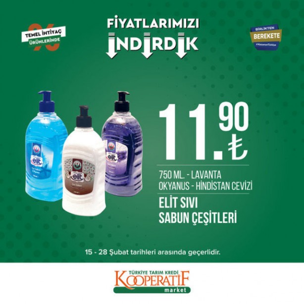 Foto - Tarım Kredi Marketleri'nde yeni indirim duyuruldu! O tarih son: Yağ çeşitleri ve çayın fiyatı düştü