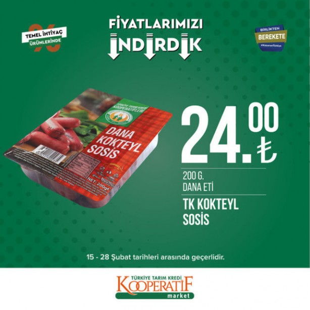 Foto - Tarım Kredi Marketleri'nde yeni indirim duyuruldu! O tarih son: Yağ çeşitleri ve çayın fiyatı düştü