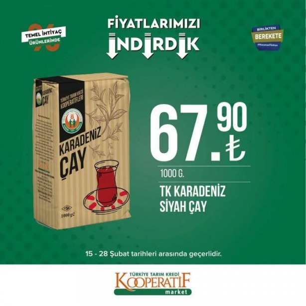 Foto - Tarım Kredi Marketleri'nde yeni indirim duyuruldu! Yağ ve peynirin fiyatı düştü