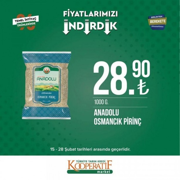 Foto - Tarım Kredi Marketleri'nde yeni indirim duyuruldu! Yağ ve peynirin fiyatı düştü