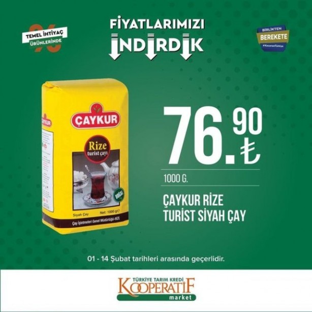 Foto - Tarım Kredi Marketleri'nden yeni kampanya! Yağ ve sütün fiyatı düştü... İşte indirim listesi