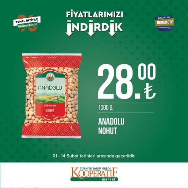 Foto - Tarım Kredi Marketleri'nden yeni kampanya! Yağ ve sütün fiyatı düştü... İşte indirim listesi