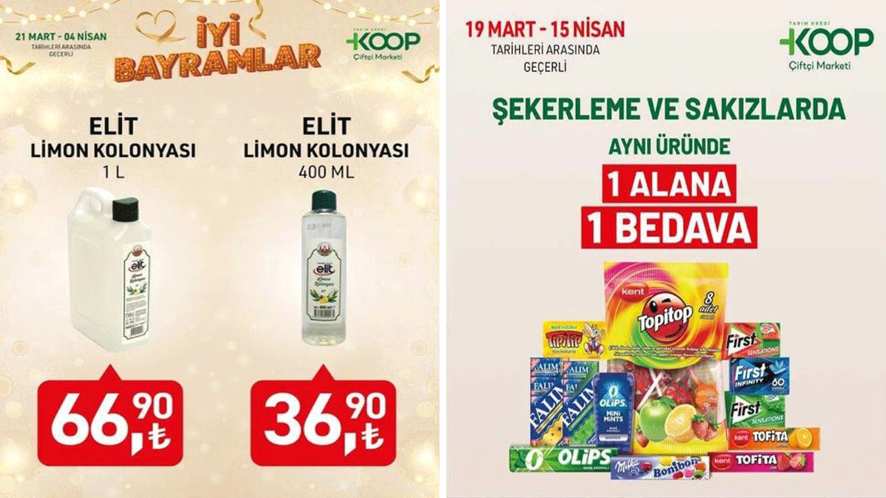Foto - Tarım Kredi Market’te dev bayram indirimi başladı: En ucuz, en kaliteli çikolata ve kolonyalar satışta!