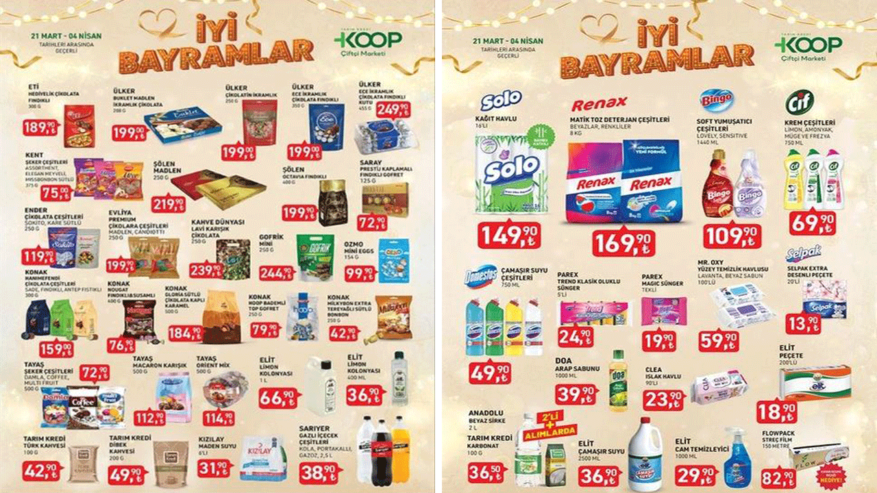 Foto - Tarım Kredi Market’te dev bayram indirimi başladı: En ucuz, en kaliteli çikolata ve kolonyalar satışta!