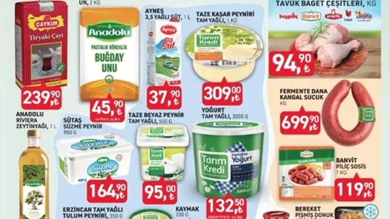 Tarım Kredi’de indirim rüzgarı! Çaydan peynire temel ürünlerde büyük fırsat