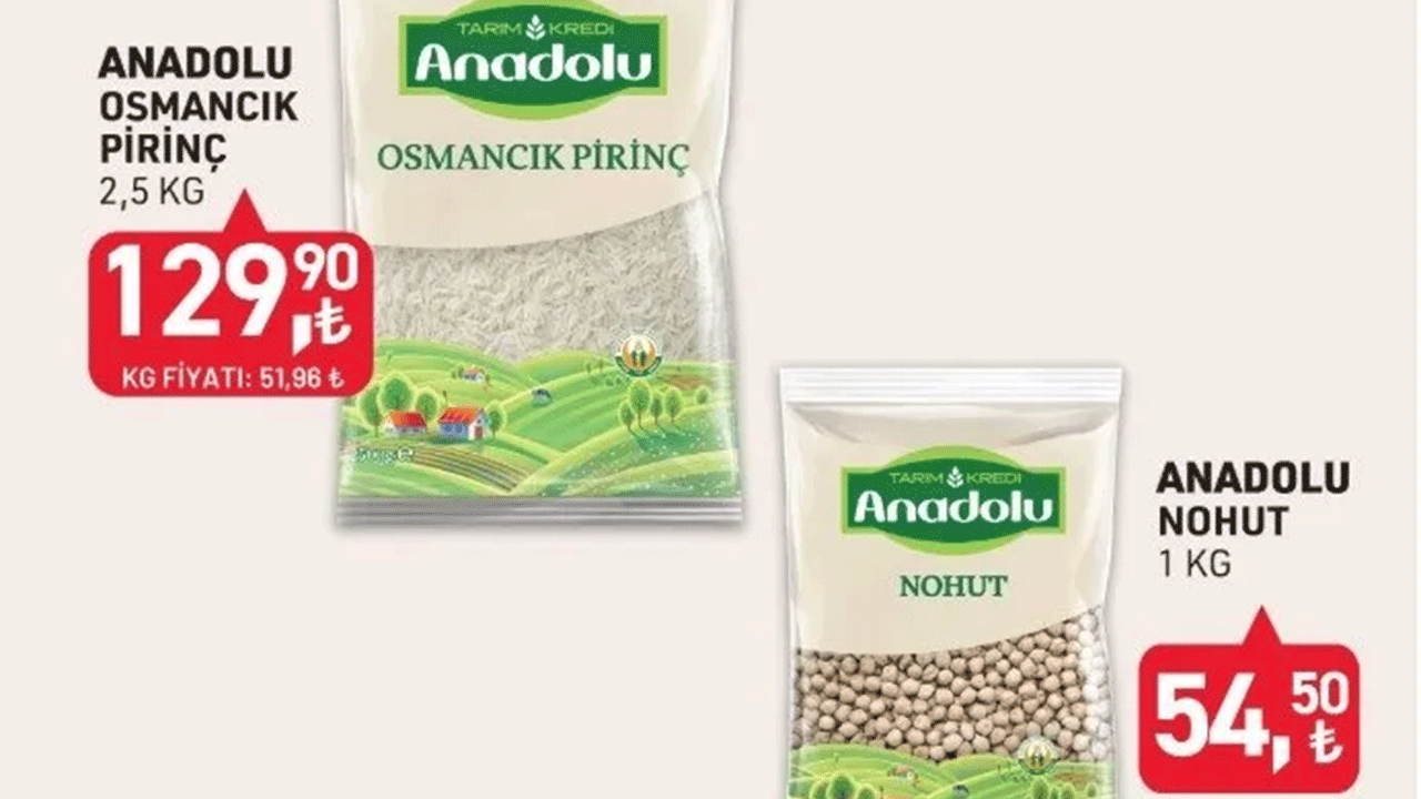 Foto - Tarım Kredi’de indirim rüzgarı! Çaydan peynire temel ürünlerde büyük fırsat